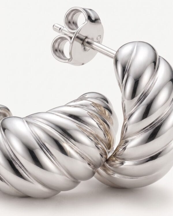 Claire Silver Stud Earrings