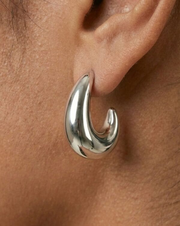 Alina Silver Stud Earrings