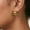Ayla Gold Stud Earrings