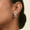 Ayla Silver Stud Earrings