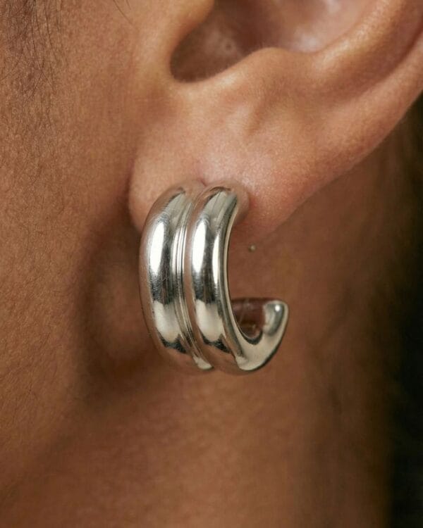 Ayla Silver Stud Earrings