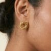 31 Nora Gold Stud Earrings