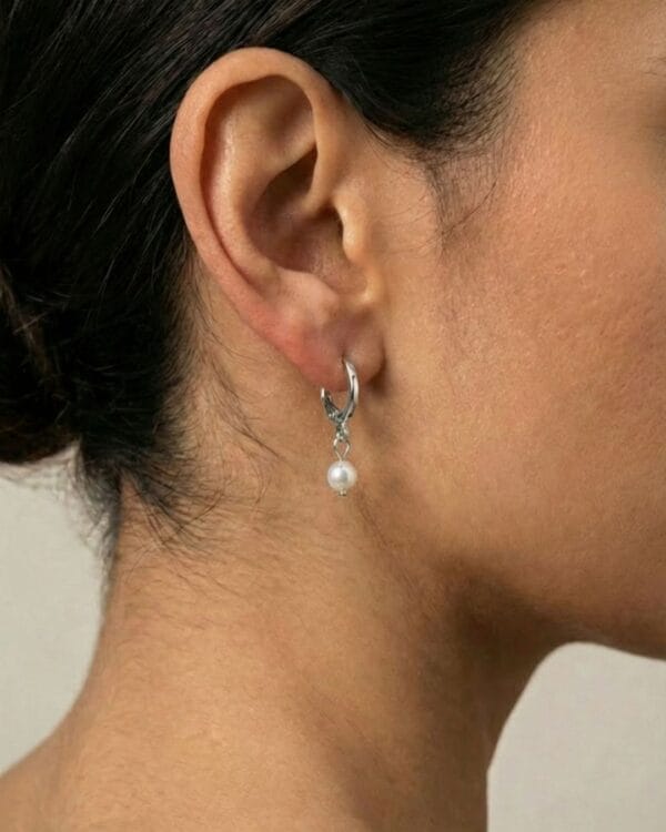 Silver Moon Earrings