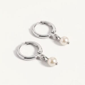 Silver Moon Earrings