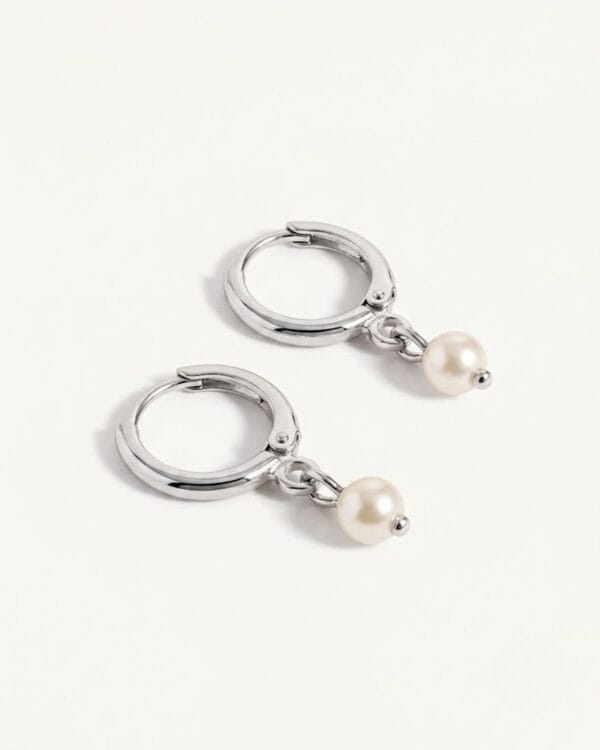 Silver Moon Earrings