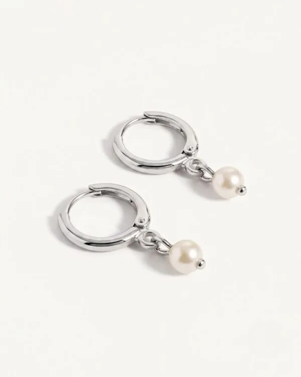 Silver Moon Earrings