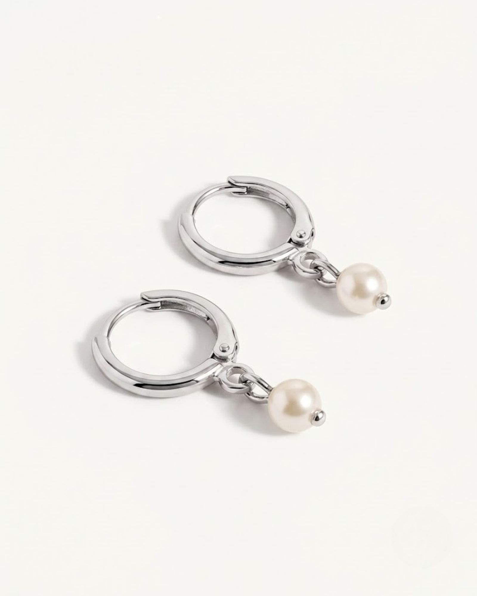 87 Silver Moon Earrings