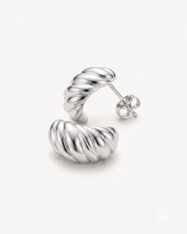 Claire Silver Stud Earrings