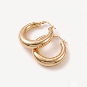 Ophelia Gold Hoop Earrings