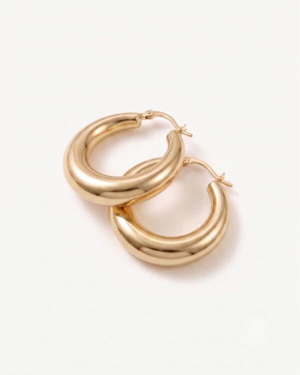 Ophelia Gold Hoop Earrings