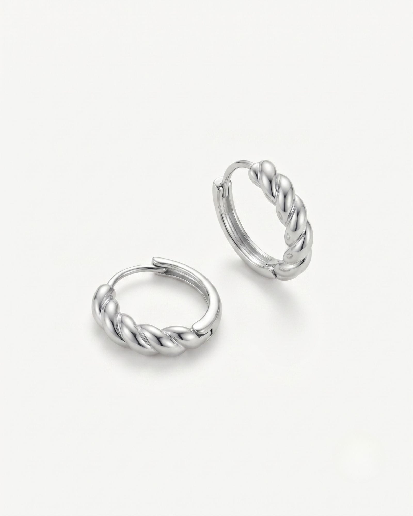 *esme Esme Silver Hoop Earrings